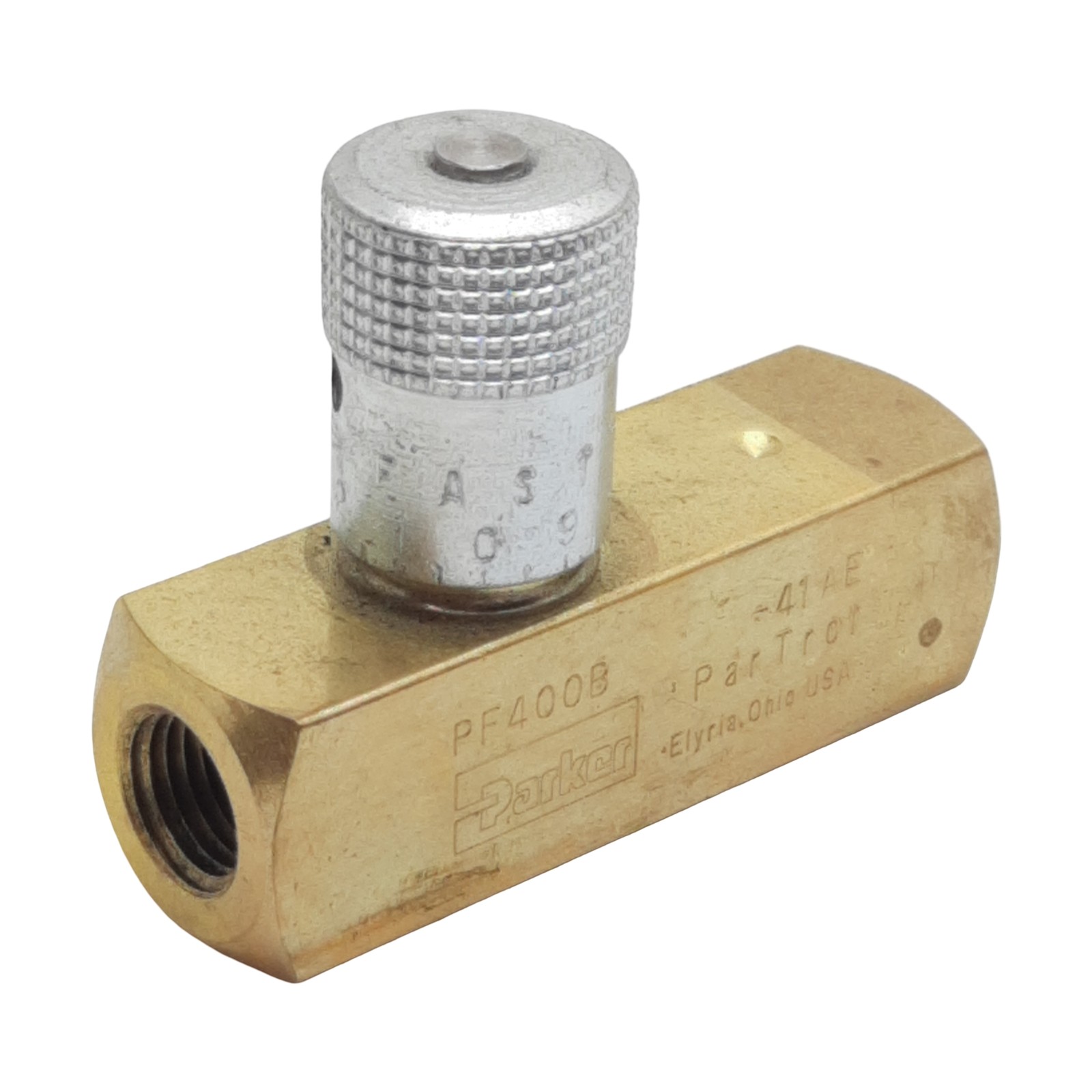 Parker PF400B In-Line Needle Valve, 1/4in NPT Female, 2000psi Max, 5gal/min