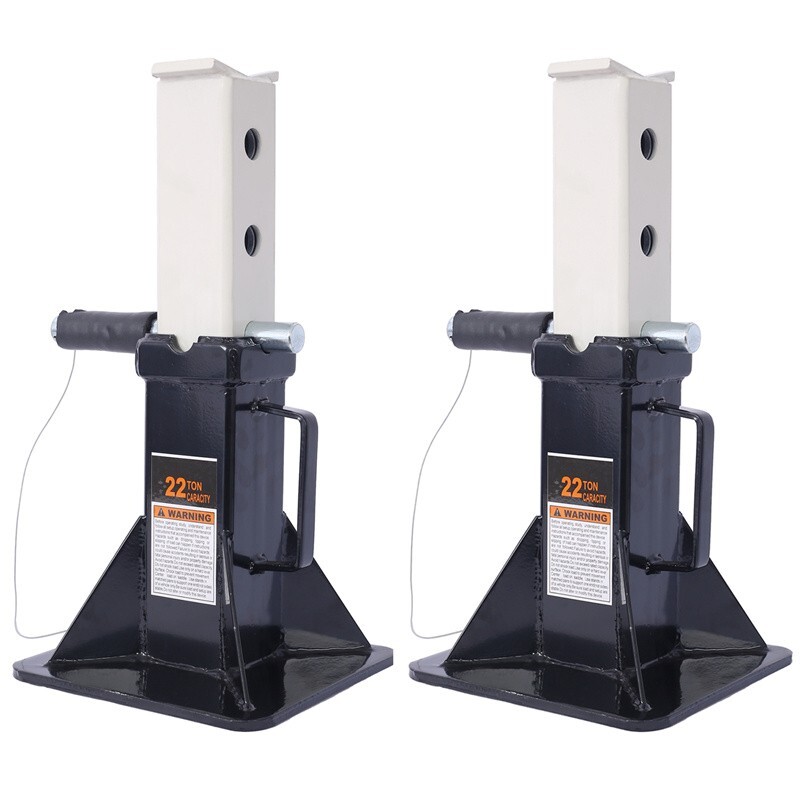 Heavy Duty Pin Type Professional Car Jack Stand w/ Lock 22 Ton Capacity 1 Pair