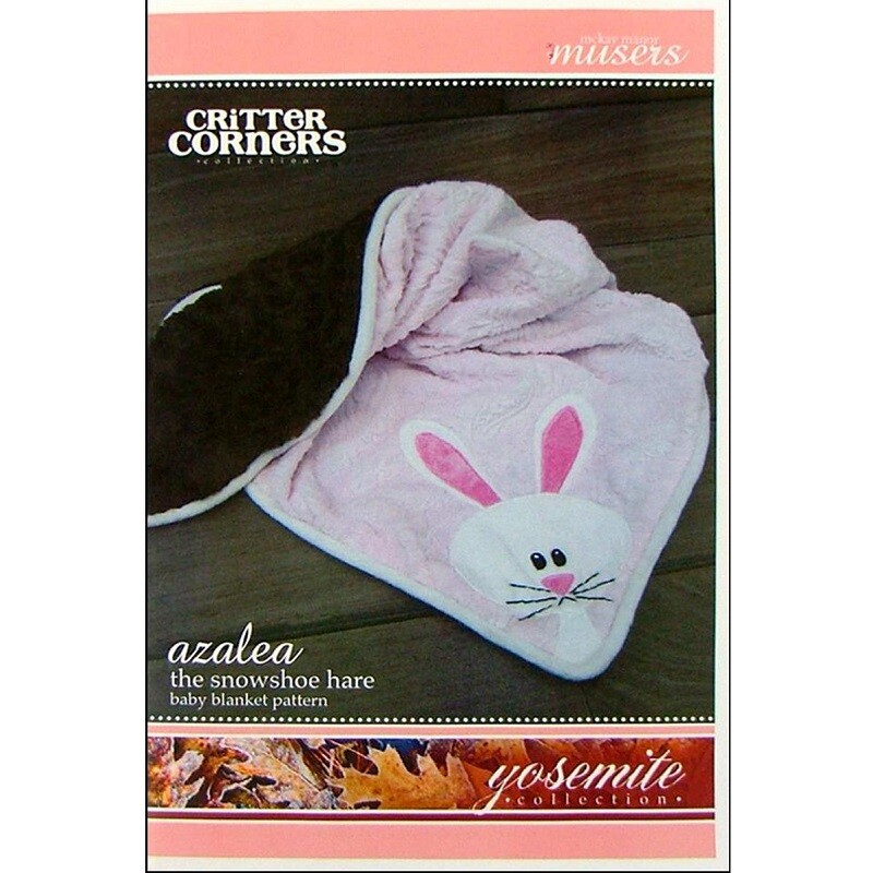 McKay Manor Musers Critter Corners AZALEA Rabbit Quilting Pattern Yosemite Colle