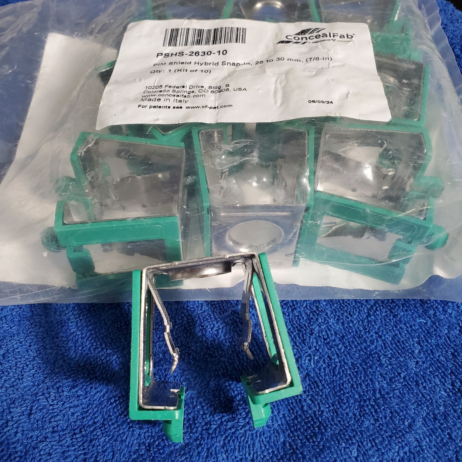 PIM Shield Hybrid 7/8 Snap-In 26-30mm PSHS-2630-10 NEW ConcealFab 10pk
