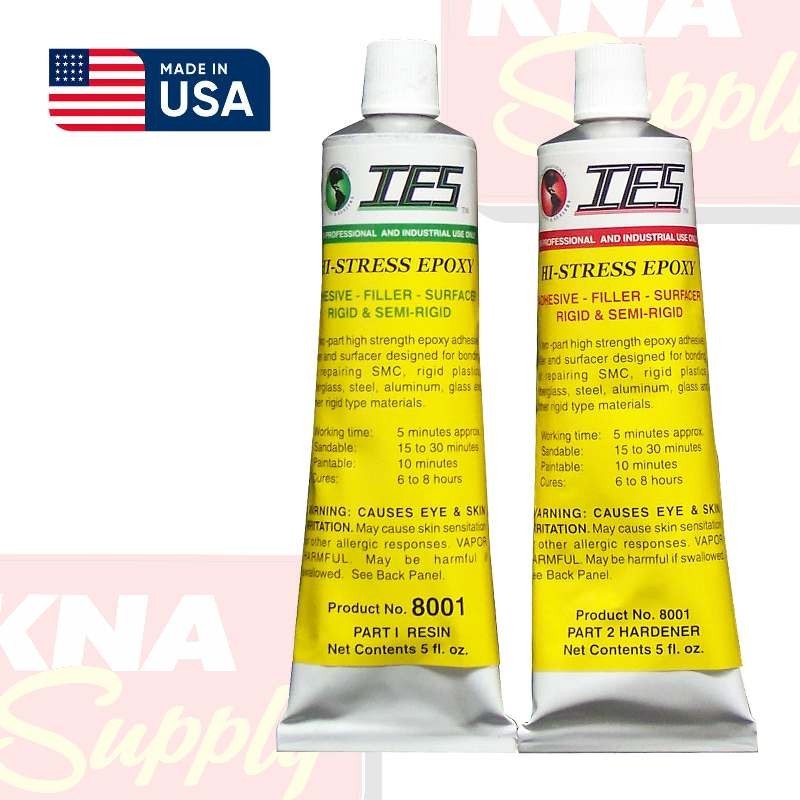 IES 8001 Hi-Stress Epoxy Bumper Repair Tube Kit 10 oz -  1 Kit