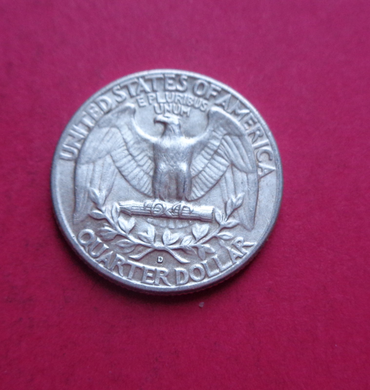 1962-D (90% SILVER) WASHINGTON QUARTER/NICE