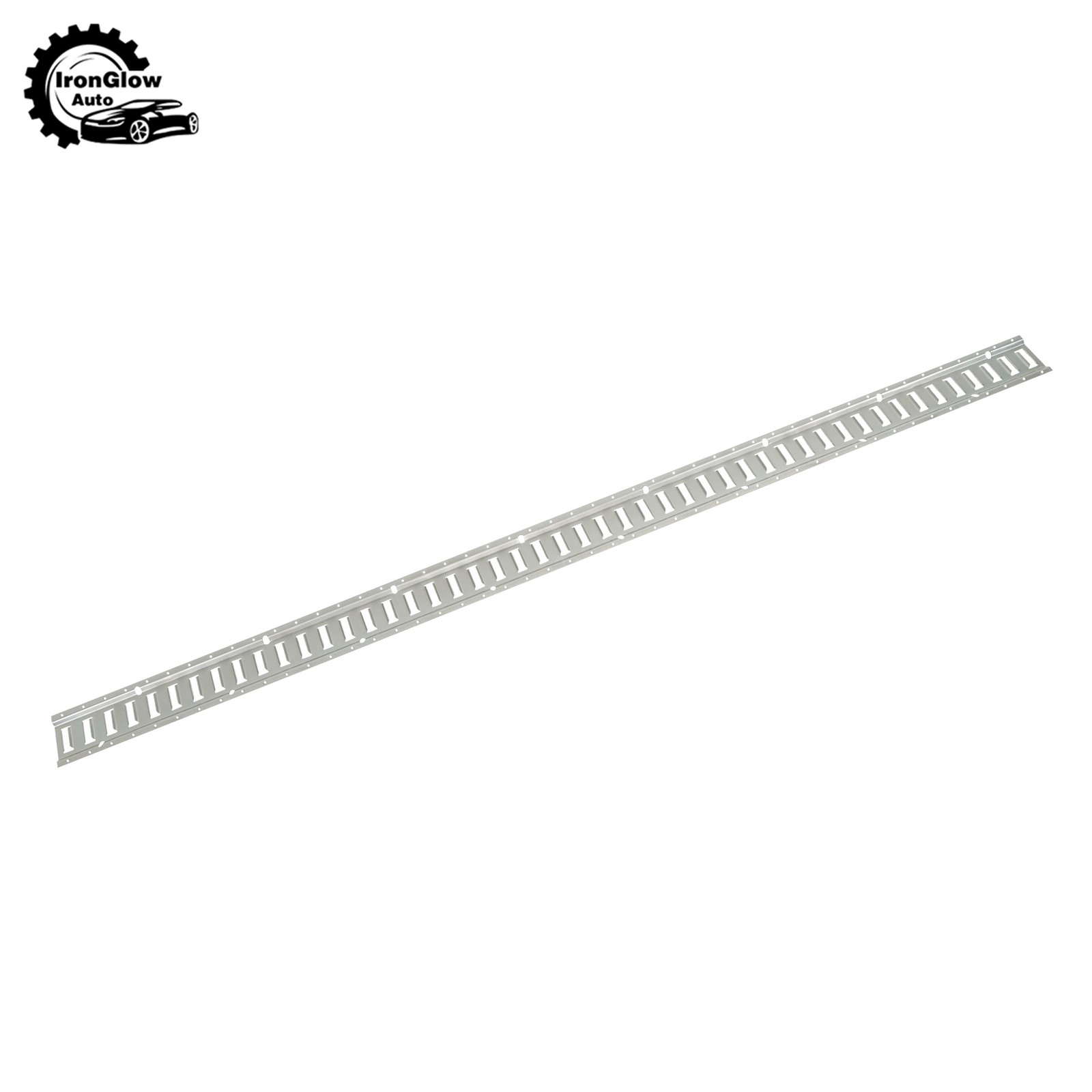 28 Piece 8' Galvanized E Track Rail Set Silver Finish For Large Cargo Trailers