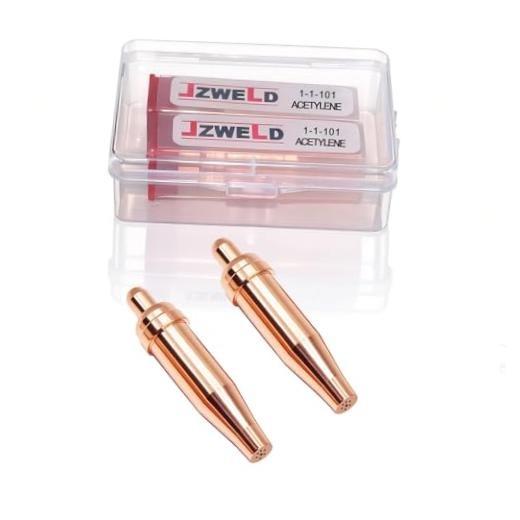 0330-0005 2 Pieces Acetylene Cutting Tips | 1-101 Cutting Nozzle Fit 1-1-101