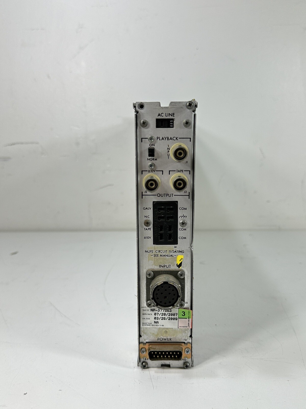 UNTESTED Vishay Measurements Group 2310 Signal Conditioning Amplifier Module #5
