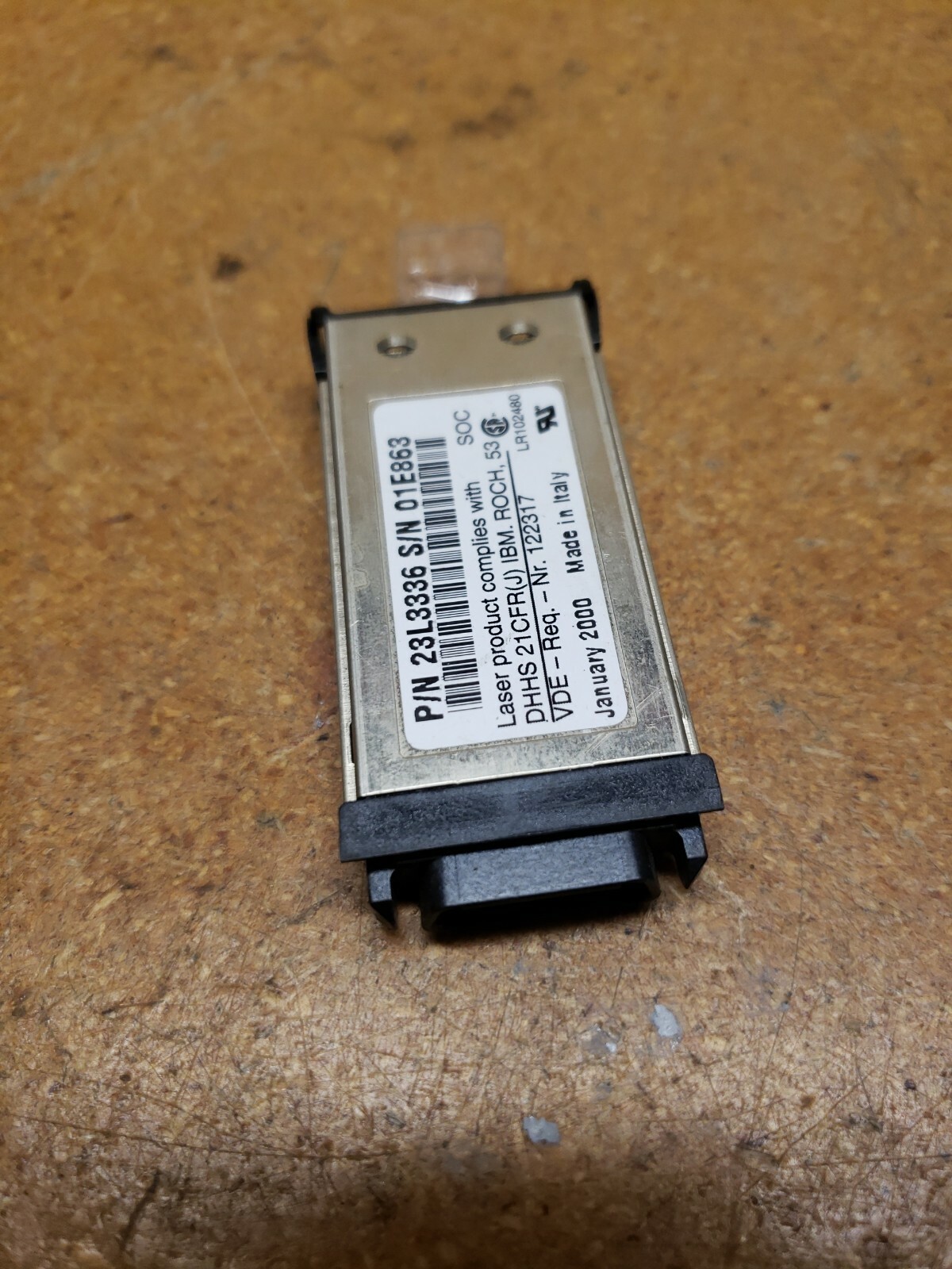 GBIC 23L3336 / 21H9870 Fiber Channel ShortWave SX IBM 42S10SNNSU20 fast shipping