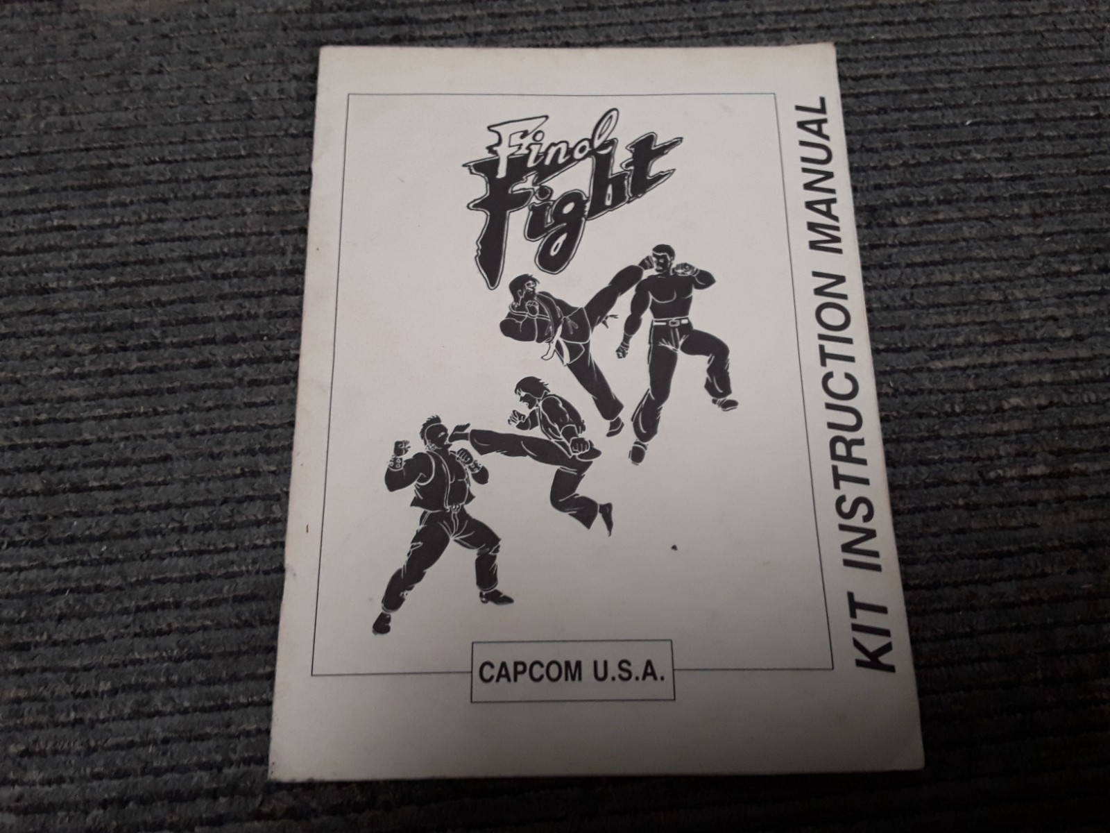 Final Fight by Capcom Video Arcade Game Kit Instruction Manual