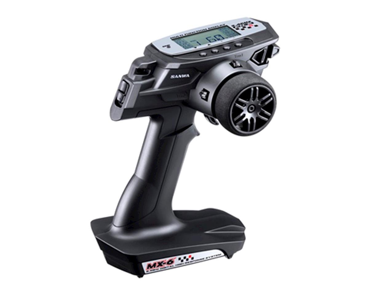 Sanwa Mx-6 Fh-E 3-Channel 2.4Ghz Radio w/ Rx-391w Waterproof Receiver 101A32561A