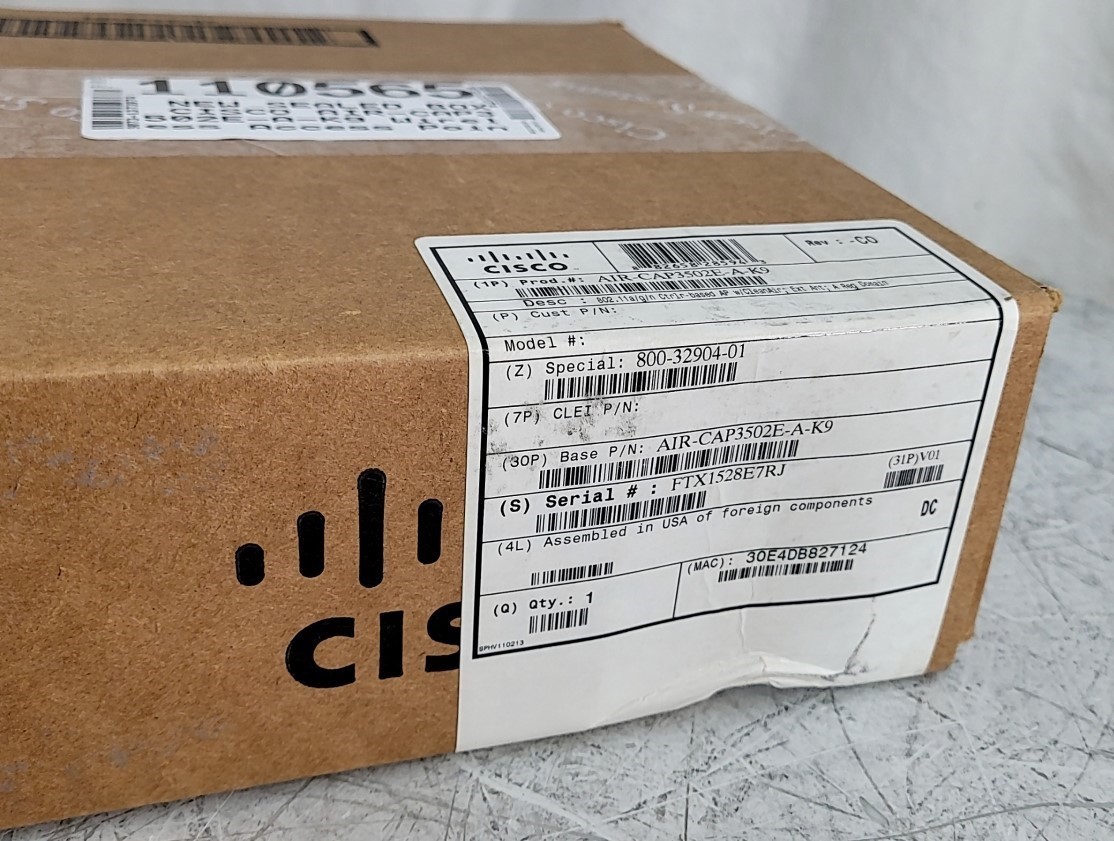 NEW SEALED BOX CISCO AIR-CAP3502E-A-K9 Wireless Access Point SEE NOTES