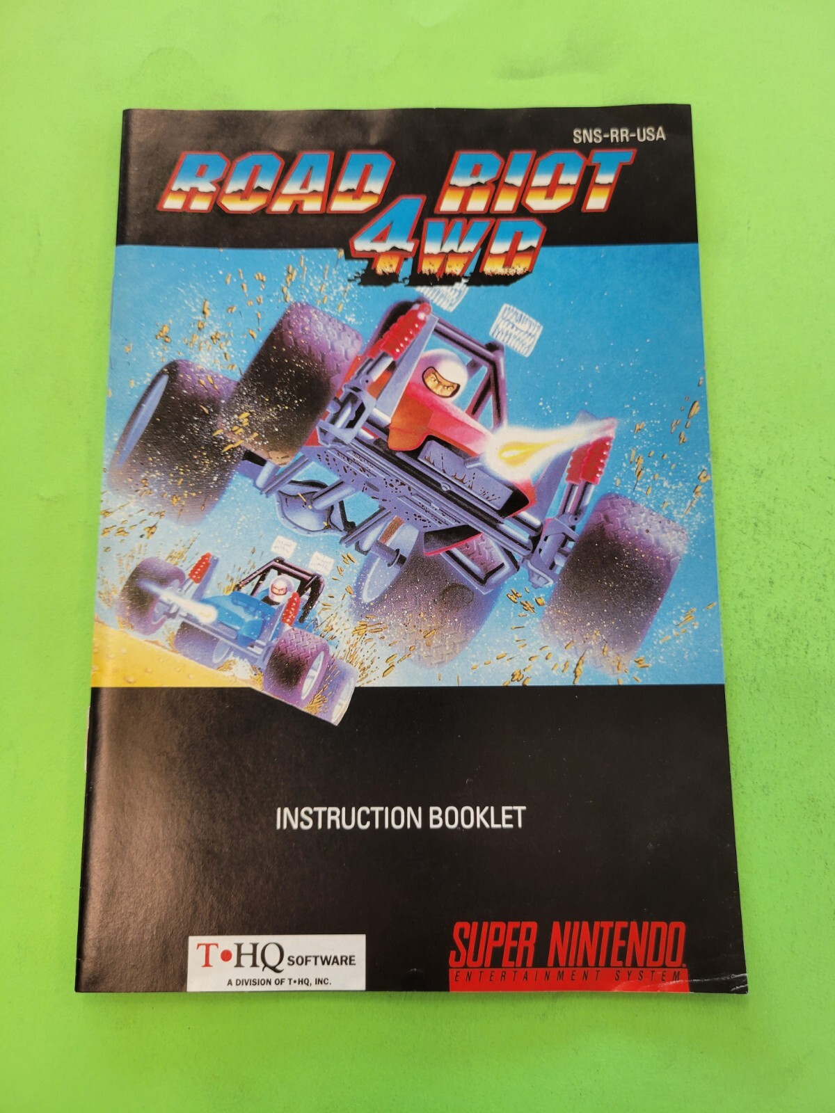 Road Riot 4WB (SNES Nintendo, Manual Only)