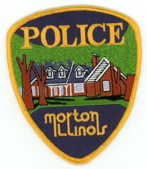 ILLINOIS IL MORTON POLICE NICE SHOULDER PATCH SHERIFF