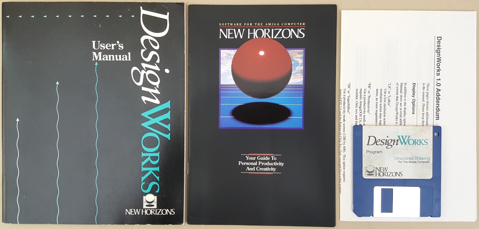 Design Works v1.0 Structured Drawing ©1991 New Horizons for Commodore Amiga