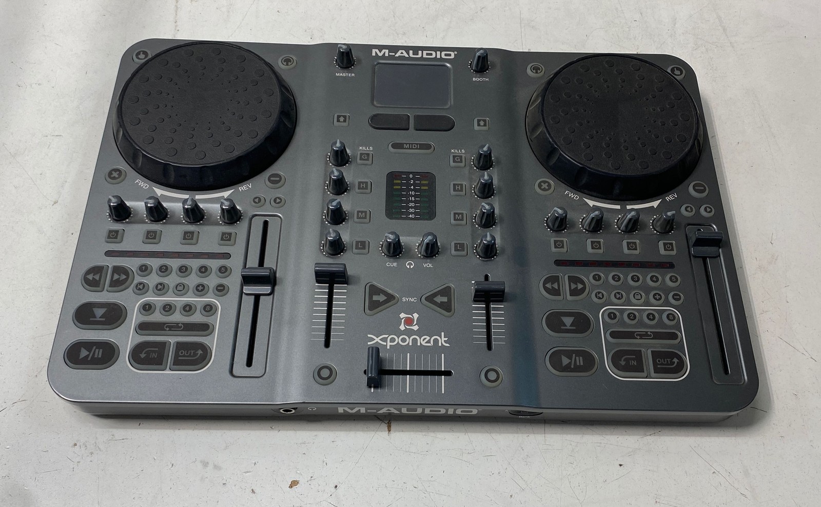 M-Audio Xponent DJ MIDI Controller Audio Interface For Parts Repair
