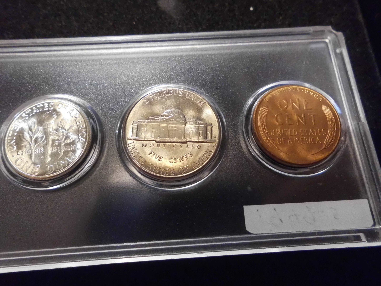 1949 P/D/S GEM UNCIRCULATED B/U MINT SET - 90% SILVER -