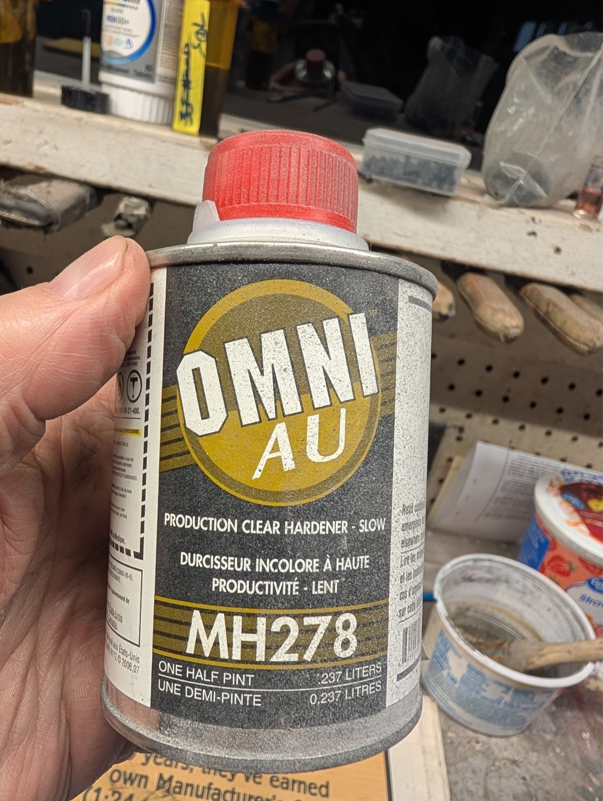 PPG OMNI AU - MH 278- 1/2 PINT - HARDENER - SLOW - NOS