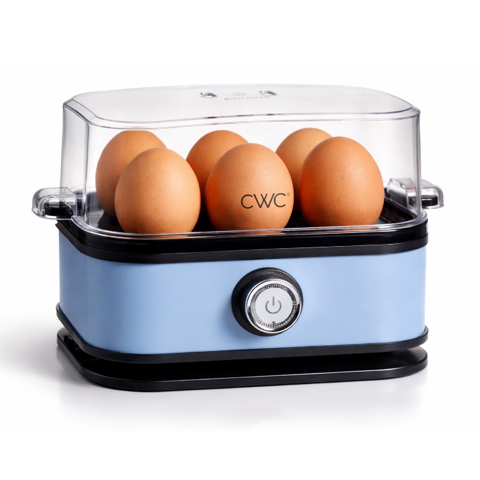 COOK WITH COLOR 6-Egg Capacity Egg Cooker – For Soft, 6 Capacity, Navy