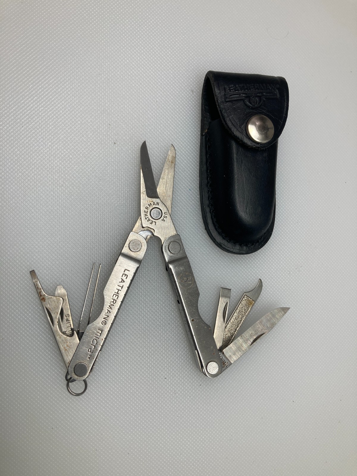 Leatherman USA Micra w/ Leather Case
