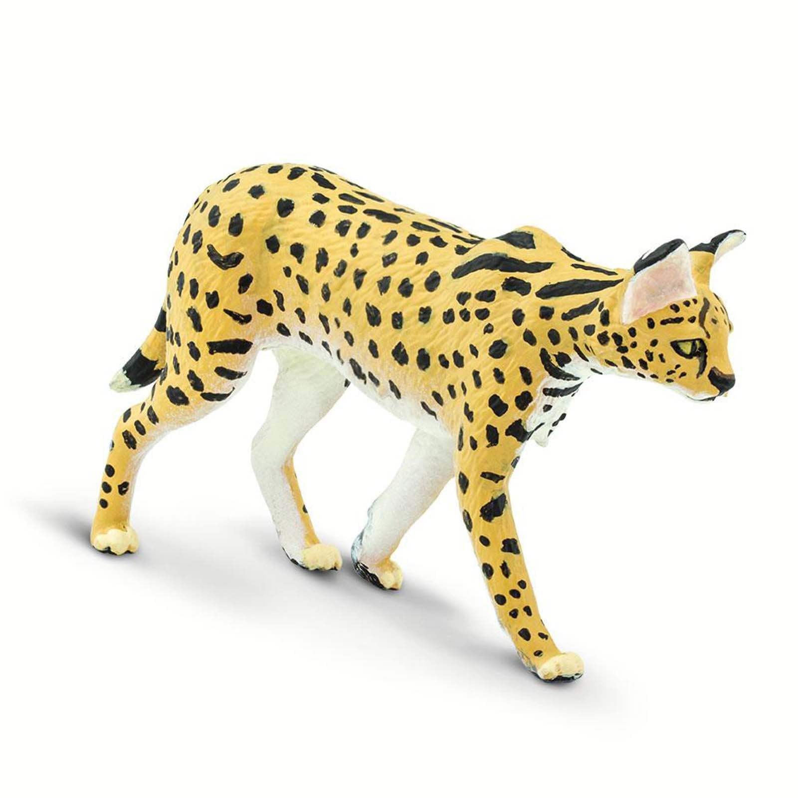 Serval Wild Safari Animal Figure Safari Ltd 100237 NEW IN STOCK