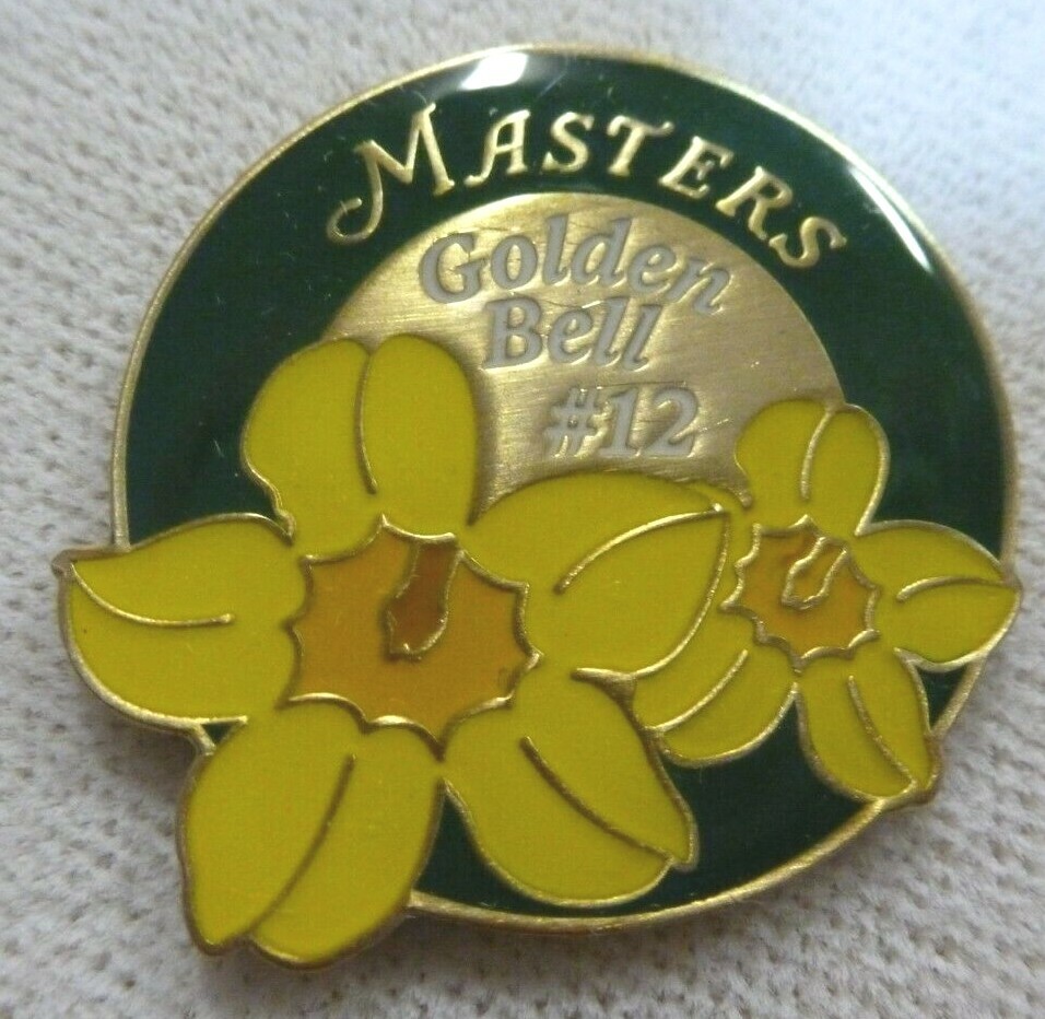Masters Ball Marker...#12 Golden Bell