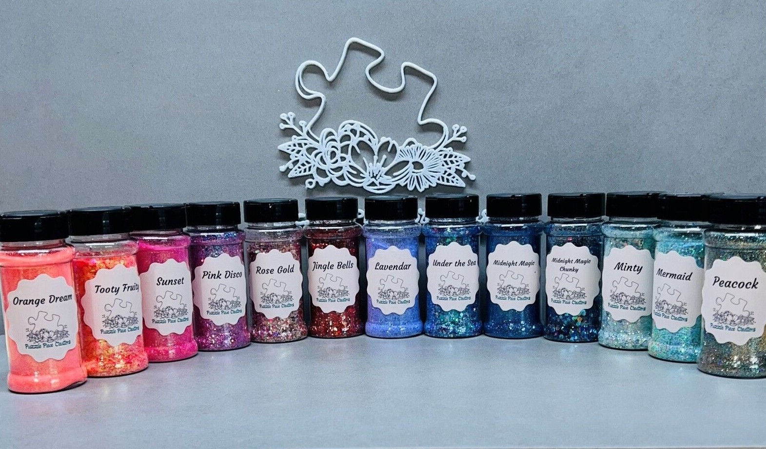 PUZZLE PIECE CREATIONS craft glitter 3 Oz. Epoxy Glitter ,Tumbler