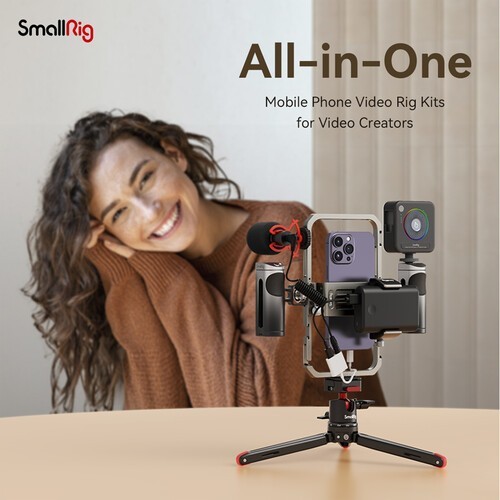 SmallRig All-in-One Video Kit Basic (2022) Handheld Smartphone Stabilizer