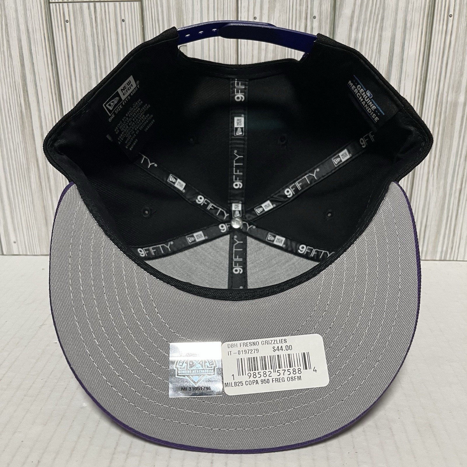 Fresno Grizzlies Hat Cap SnapBack Copa de la Diversion Lowriders Purple MiLB