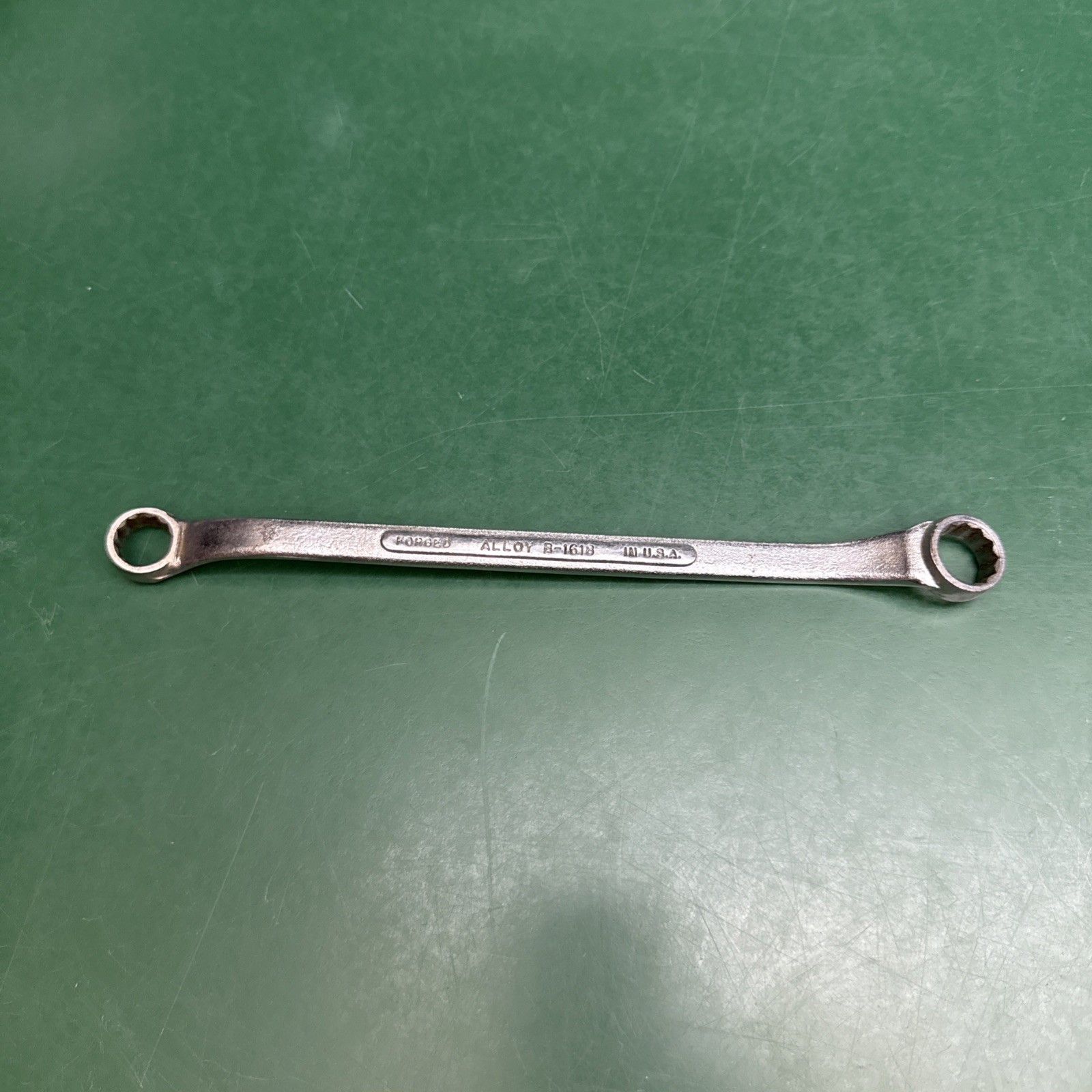 S-K Tools 1/2 & 9/16 Forged Alloy Closed End Wrench Offset B-1618 - Made in USA