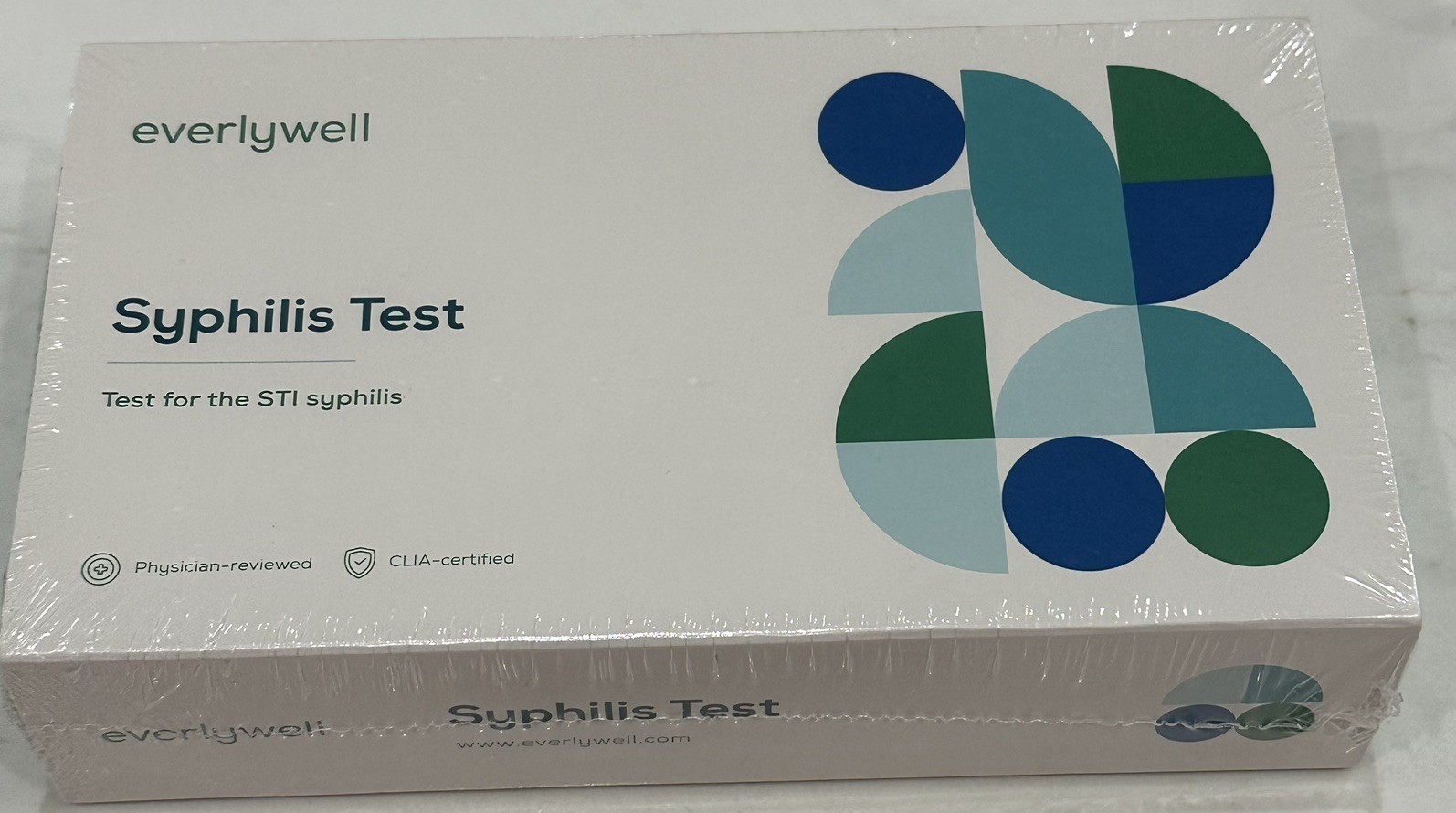 Everlywell Syphilis Test - at-Home Collection Kit - Discreet, Sealed