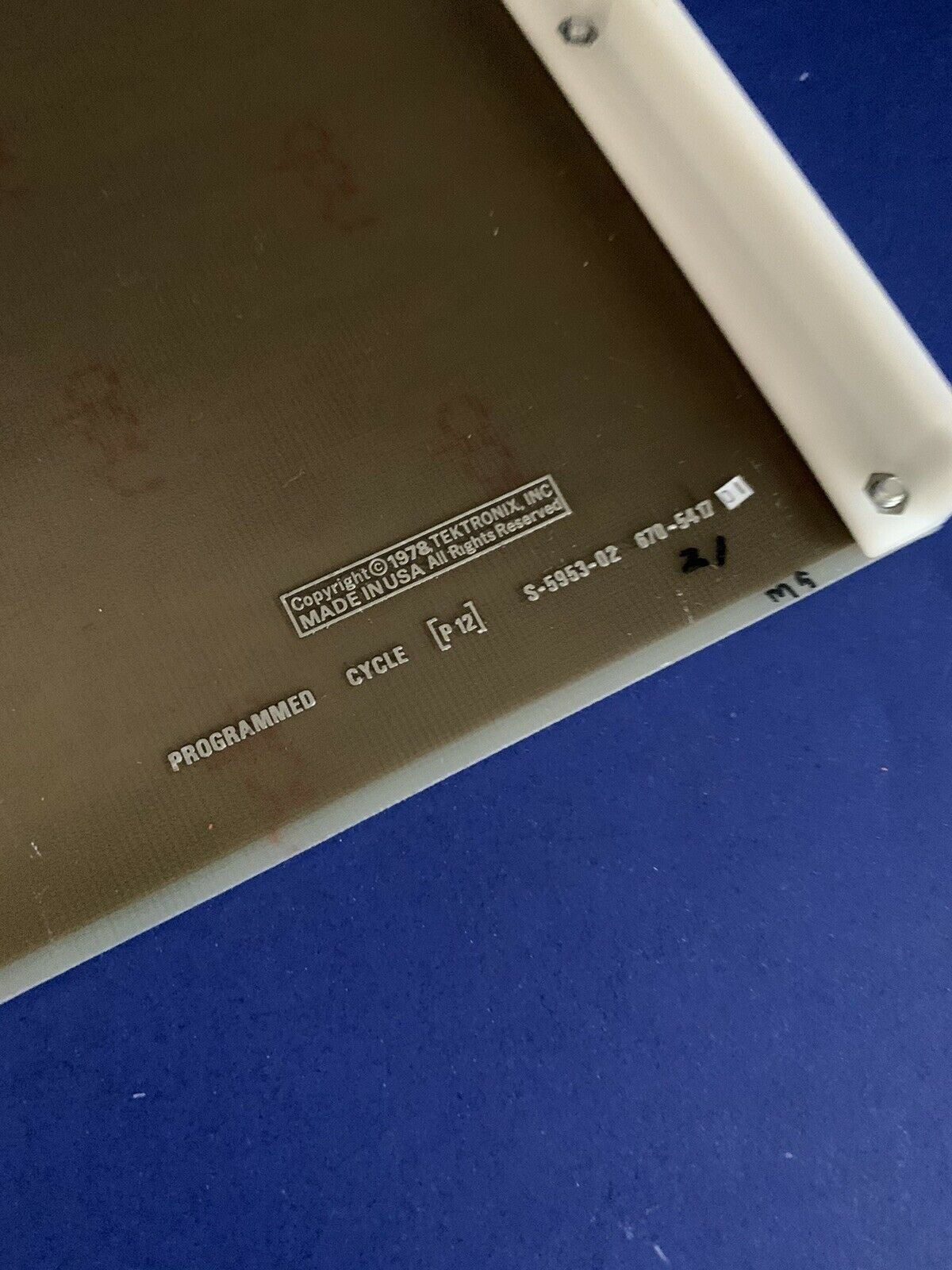 Tektronix 670-5417-01 Programmed Cycle PCB, Used
