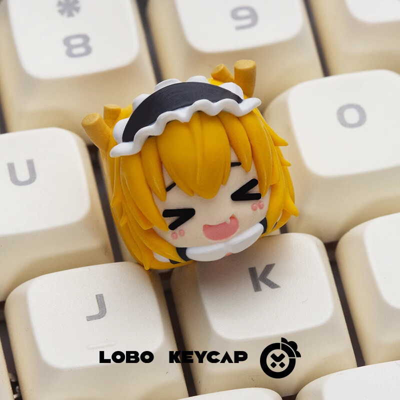 Miss Kobayashi's Dragon Maid Resin Keycap KannaKamui Tohru Mechanical Keycaps