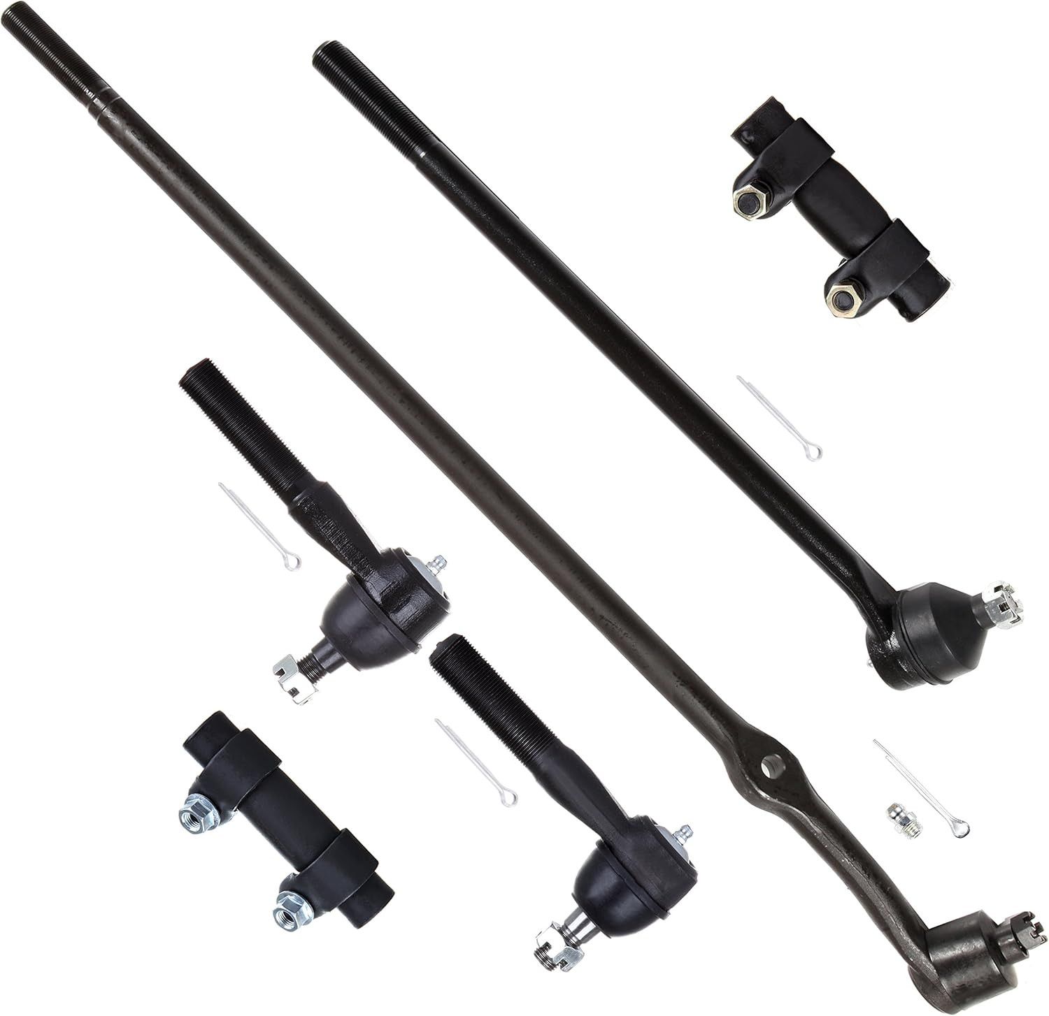 6Pcs Front Suspension Kit Tie Rod for Ford Bronco F-100 for F-150 F-250 F-350