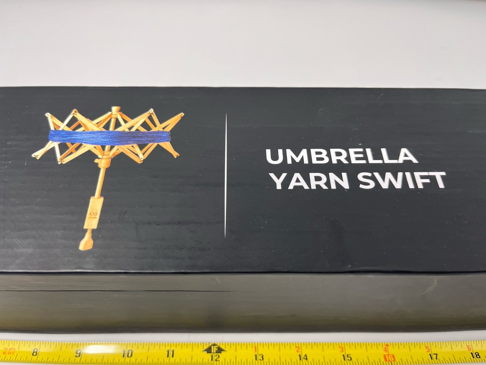 Knit & Crochet Wood Umbrella Swift Yarn Winder Holder 24" NEW in BOX NIB JoAnn