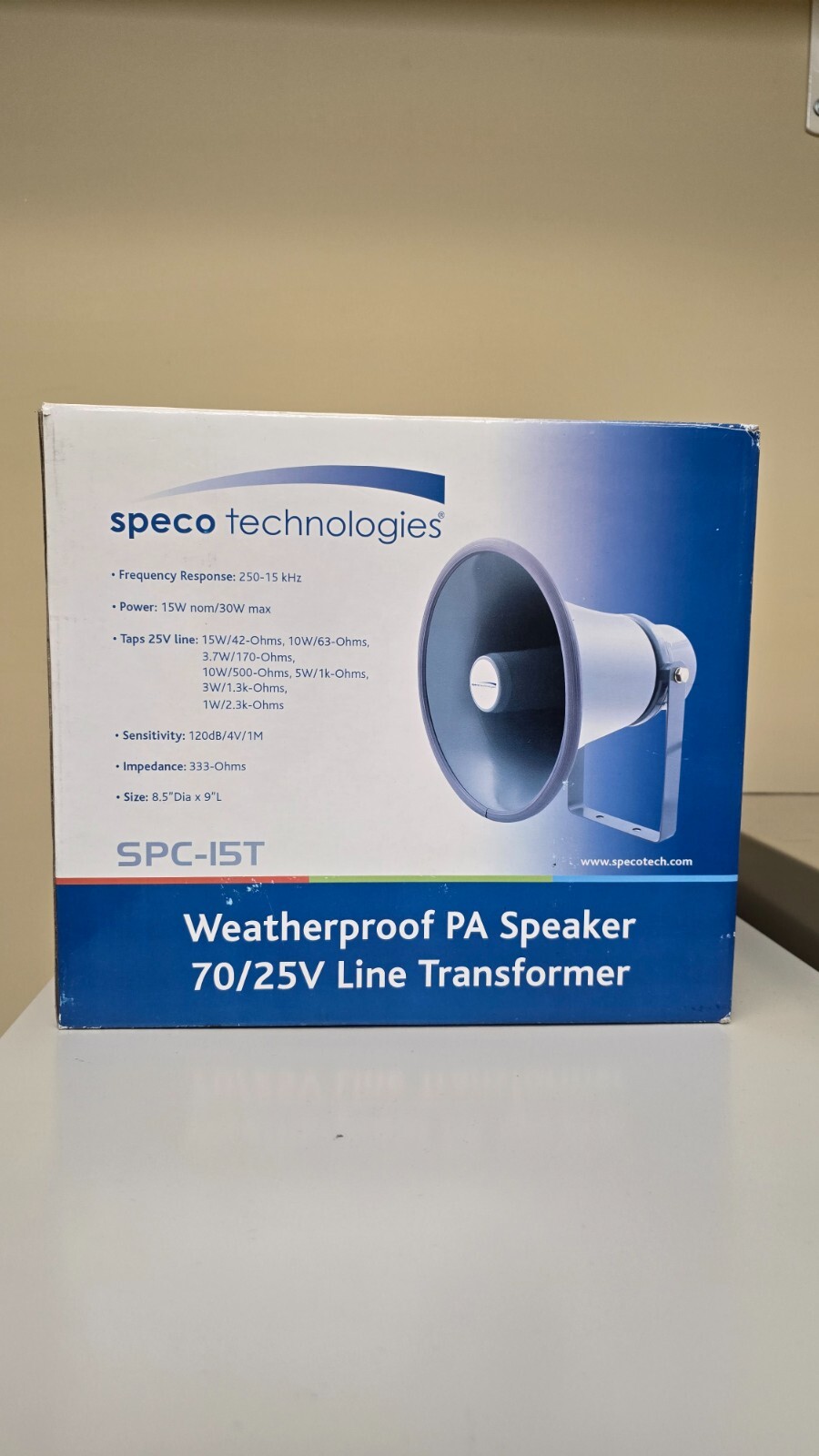 Speco Technologies weatherproof PA speaker