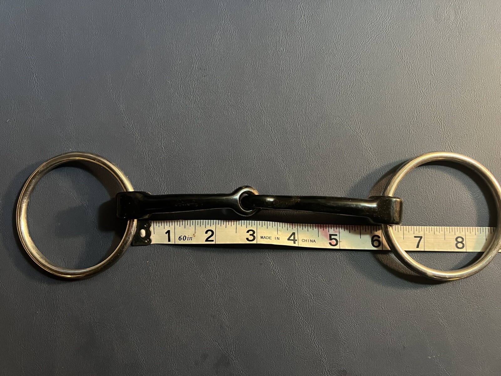 Loose O Ring Snaffle Bit 6" Sweet Iron Mouth English Western Horse Training