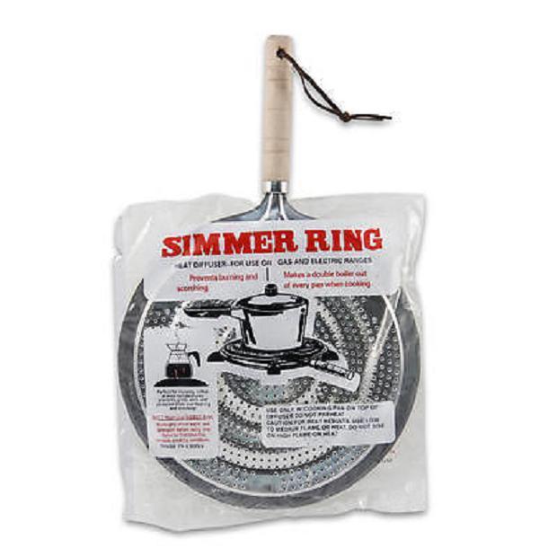 Stovetop Simmer Ring Heat Diffuser for Use on Gas Ranges Flame Tamer New