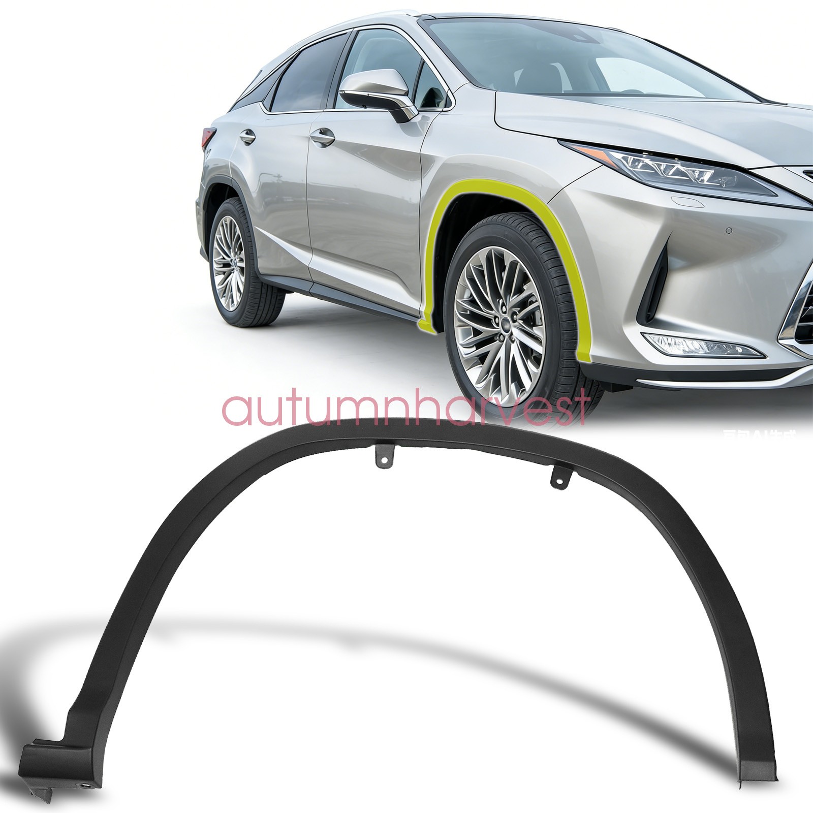 New Fender Flares Trim Front RH 756010E110 For 2019-2022 Lexus RX350/L RX450h/L