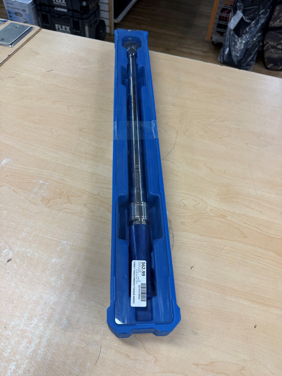 Kobalt 1/2-in Drive Click Torque Wrench 81704 (50-ft lb to 250-ft lb (ECP019943)