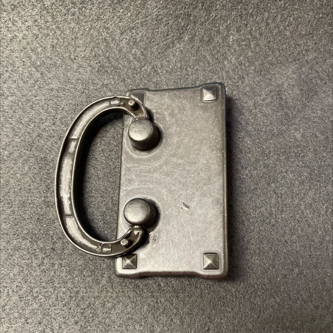 3" Mission Style Pull Antique Pewter