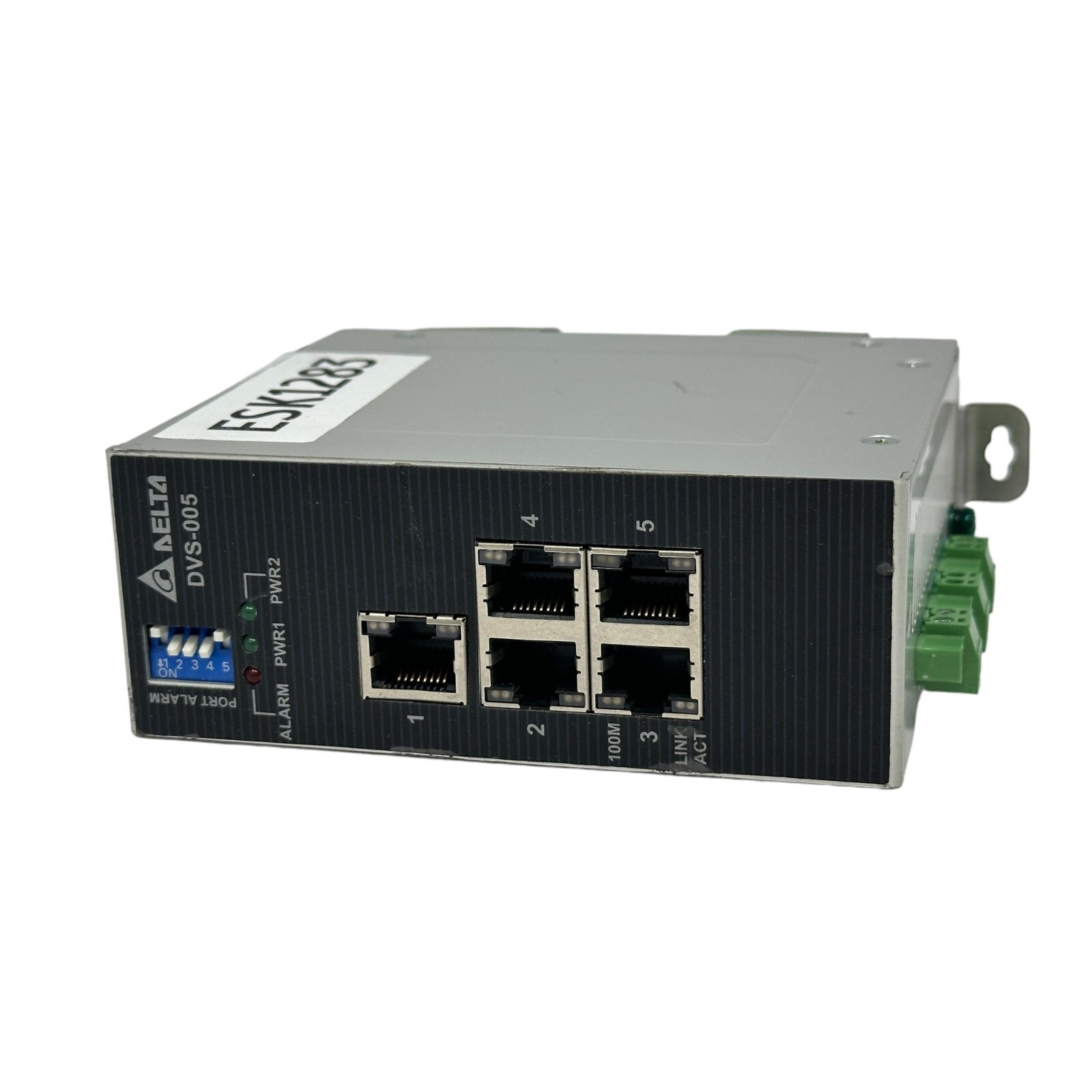 Delta DVS-005W01-R Industrial 5-Port Unmanaged Ethernet Switch