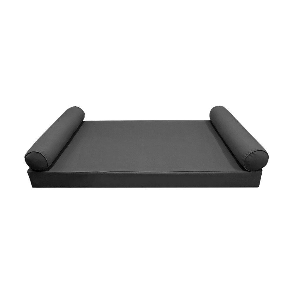 STYLE5 Mattress & Pillow Daybed Porch Swing Piped Trim Queen AD003 |COVERS ONLY|