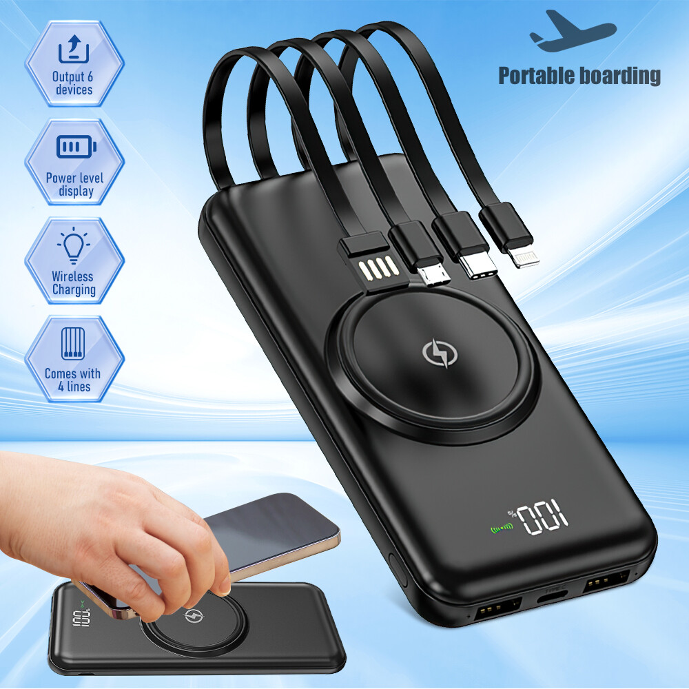 900000mAh Portatil USB Cargador Fast Universal Para Celulares Bateria De Celular