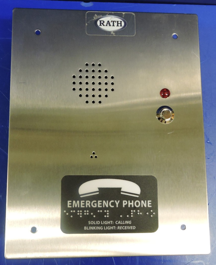 Rath Communications 2100-958NSR Emergency Flush-Mount Wall Phone "FREE SHIPPING"