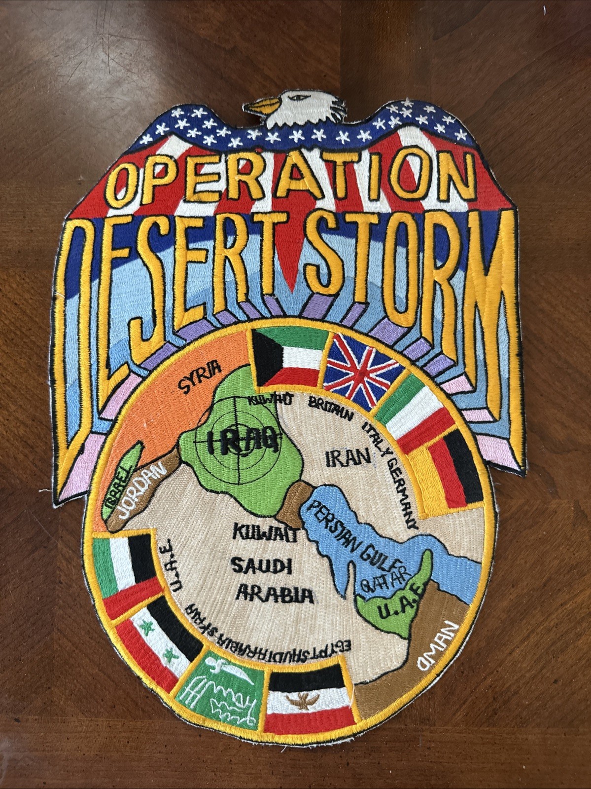 US Army Desert Storm Operation Patches. In Mint Condition Never Used