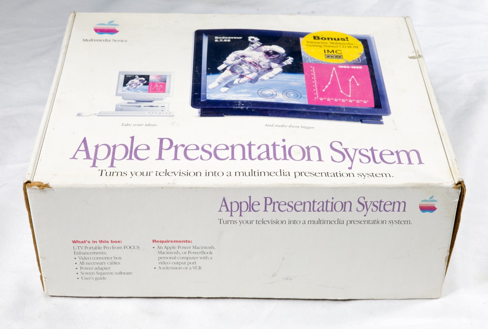 Vintage Apple Presentation System video to S-video composite Focus Enhancments
