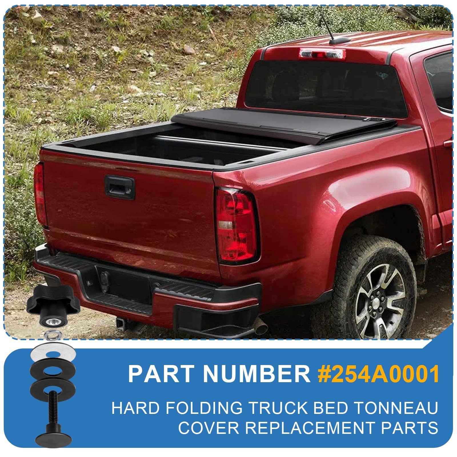 254A0001 Tonneau Cover Clamp Service Kit, Elevator Bolt Assembly, Replacement...