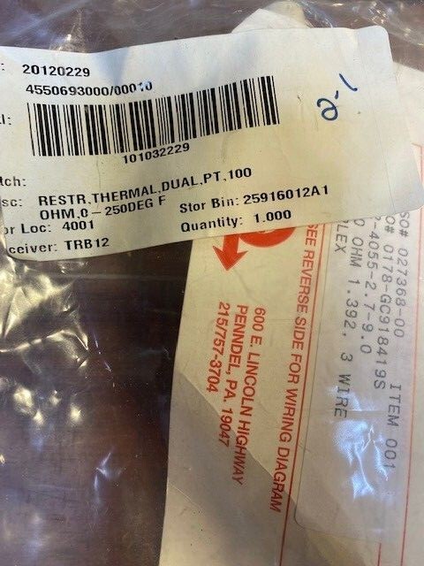 Pyco RTD 22-4055-2.7-9.0 Temperature Sensor Probe *NEW*