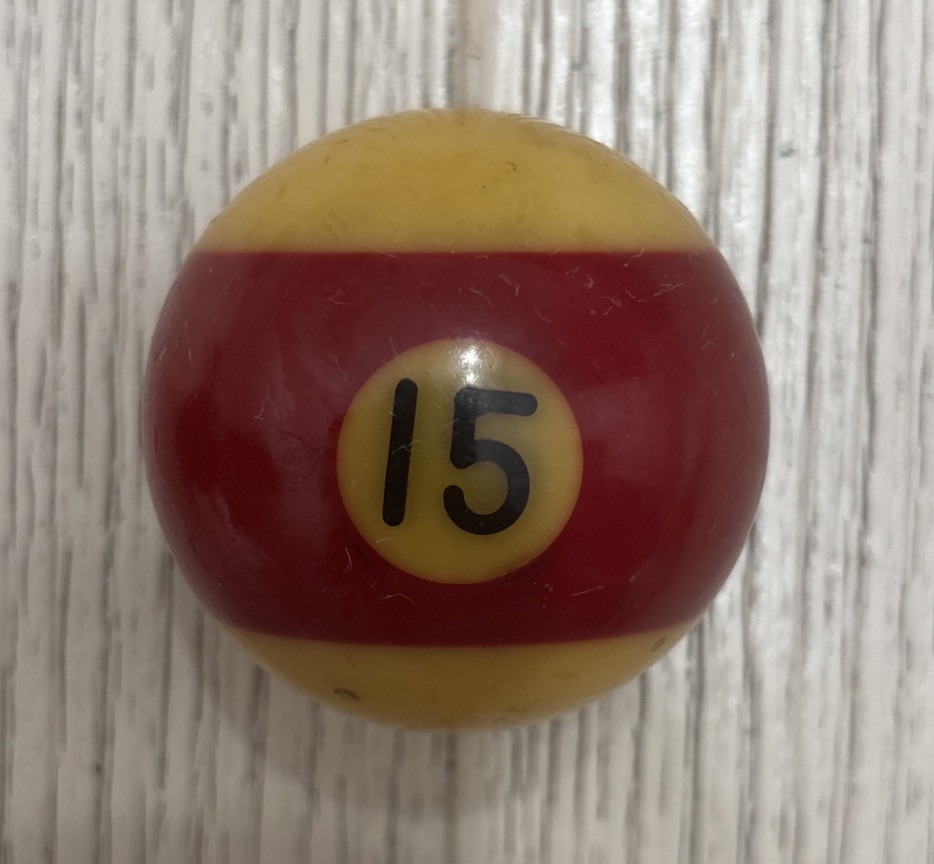 Vintage Billiard 15 Ball