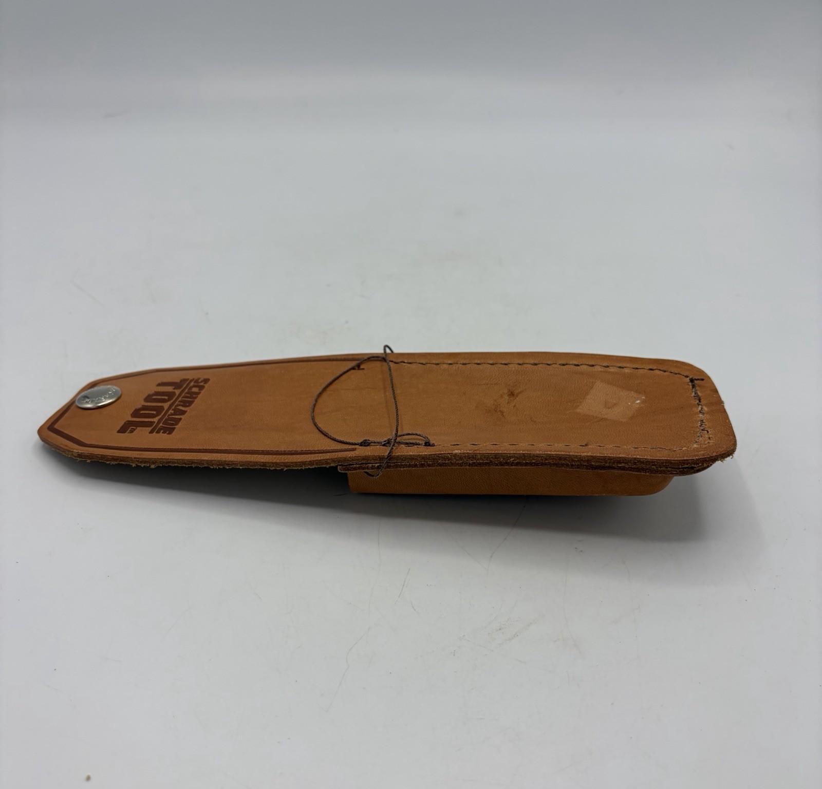 New Schrade Tool Tan Leather Sheath (No Knife)