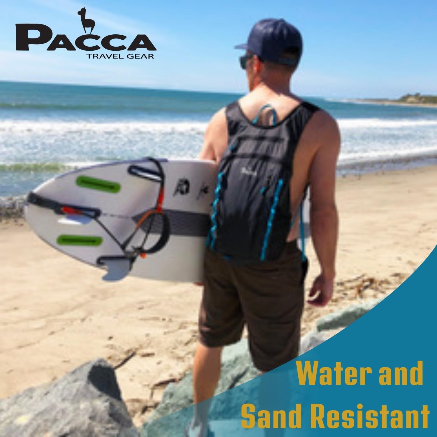 Pacca Onda 20L Packable Lightweight Foldable Backpack for Travel, Camping, Ou...