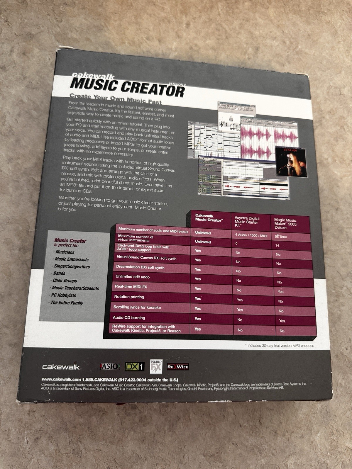Cakewalk Music Creator Version 2